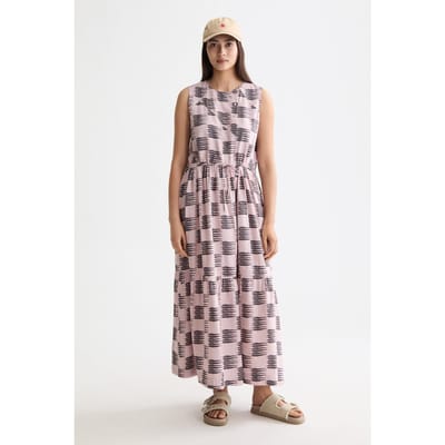 Scotch & Soda Midi Dress With Gathered Waist Feather Block Taglia: 34 | Maxi abiti Outlet | Donna | Bianco