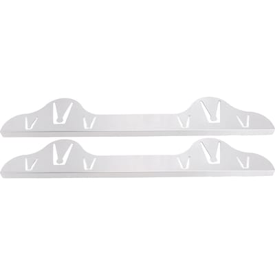2 Stuks Fornuis Spleetvuller 59.5x10cm Zilver Roestvrij Staal Fornuis Aanrecht Spleetvuller voor Keuken