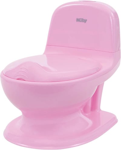 Oefenpotje - Peuter Potje - Zindelijk Leren - Realistisch Geluid - 22 x 42 x 16 cm - Roze