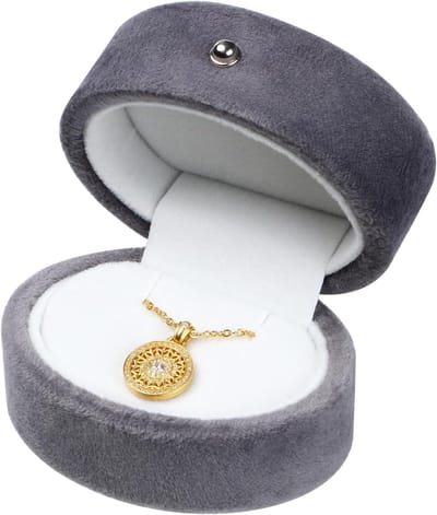 Fluwelen Sieraden Doos voor Kettingen, Hangers en Armbanden - Perfecte Cadeau voor Bruiloft en Verjaardag