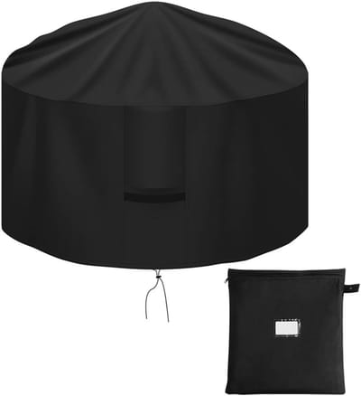 Vuurkorfhoes Waterdicht - Beschermhoes Tuin - Buiten Terras - Zwaar Oxford Materiaal - 75 x 60 cm - Zwart