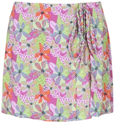 Fluresk Broek Yaritza Skort 26zzf09 Violet/orchid Purple Dames Maat - W34