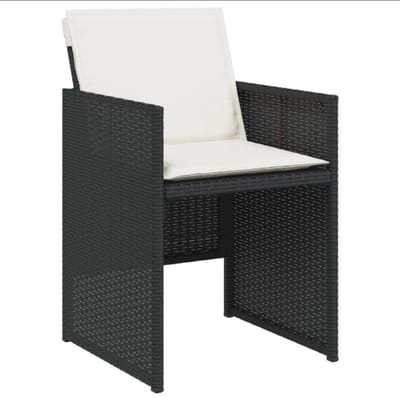 Buitenbank met Opbergruimte en Armleuningen - Poly Rattan Beige 120 x 50 x 90.5 cm