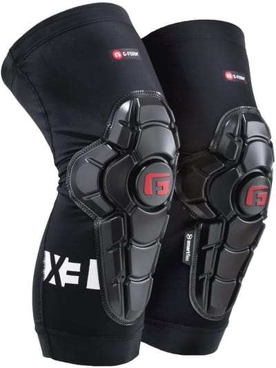 Mountainbike Kniebeschermers voor Heren en Vrouwen - Zwart, Jeugd Small/Medium