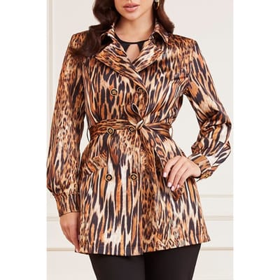 GUESS Marciano By  Purfection Trench Print Taglia: 38 | Trench Outlet | Donna
