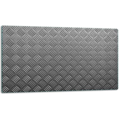 TMK ArtDeko - Glasplaat Snijplank - Inductiekookplaat - 52x30cm - Grijs