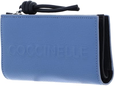 COCCINELLE Leren Portemonnee Myrtha Maxi Log Wallet Azul / Midnight B Blauw