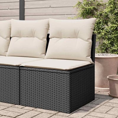 Tuinstoel met opbergruimte - Buitenstoel rotan - Ontspannen in de tuin - Waterafstotende opbergtas