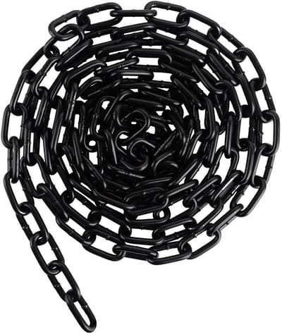 Stalen Ketting 8 mm x 4 m, Geschikt voor Honden, Schommels en Hangstoelen, Duurzaam en Sterk Metaal