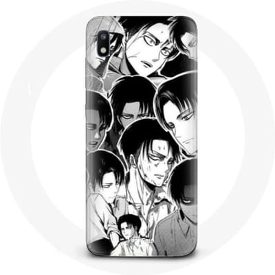 Coque pour Samsung Galaxy A10 Attaque des Titans Manga Levi Ackerman