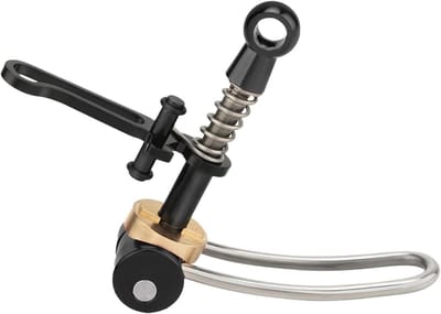 Fietszadelsteunslot - Snelspanner Klem - Fiets Zadel Bevestigen - Montage Zonder Gereedschap - 58 gram - Zwart