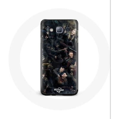 Hoesje voor Samsung Galaxy j3 2016 Vikings Teaser Seizoen 6 Poster Karakters Art