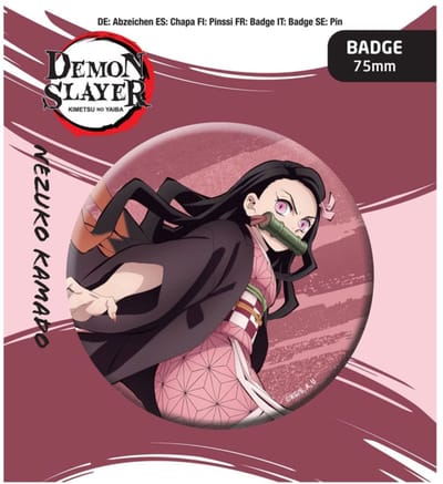 POPbuddies Demon Slayer: Kimetsu no Yaiba Pin Badge Nezuko Kamado Pins & Brooches