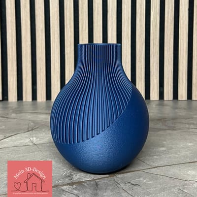 Vaas Nova - Japandi style - 3D geprint - Kunstbloemen - Legobloemen