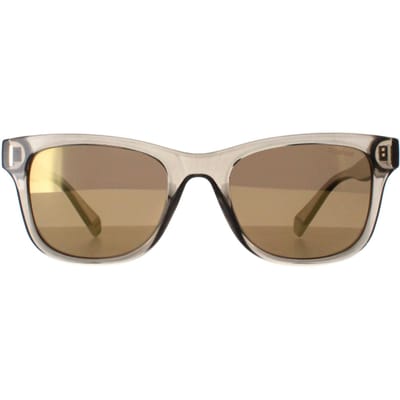 Polaroid PLD 6206/S 10A LM beige grijs goud spiegel gepolariseerde zonnebril