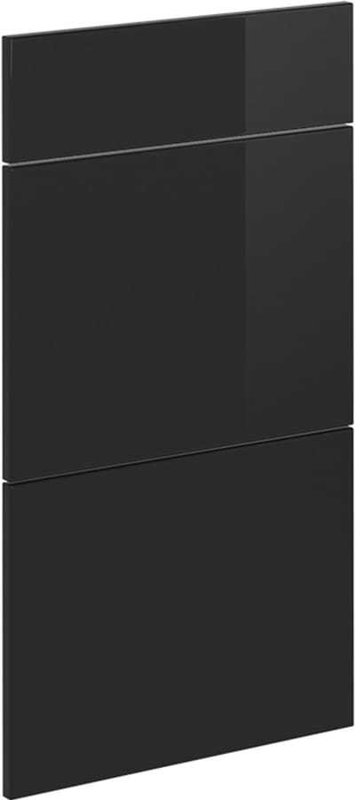 Vicco R-Line Keukenfront – 39.6 x 70.4 cm meubelfront voor de onderkast met lades Zwart hoogglans