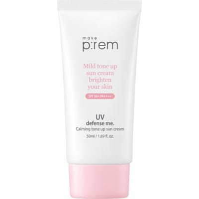 make p:rem - UV Defense Me. Calming Tone Up Sun Cream SPF 50+ PA++++ - 50ml