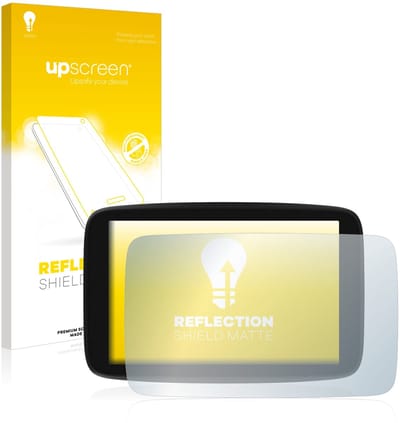 upscreen - Screenprotector voor TomTom GO Exclusive - Folie Beschermfolie anti glare matte