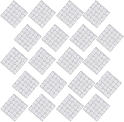Dubbelzijdige Stickers - Schuim Lont - Kaarsen Maken - Hittebestendige Lijm - 20 Vellen - Zwart