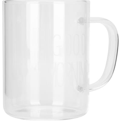 350ML Transparante Melk Koffiekop met Handvat Glazen Waterbeker Drinkgerei Keukengerei Type 1