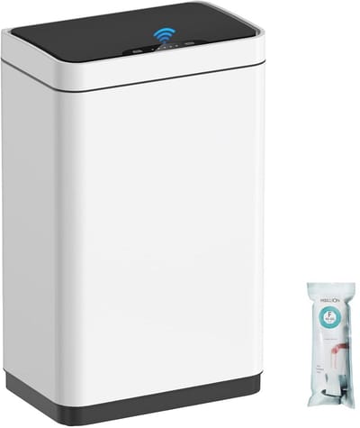 Automatische Vuilnisemmer met Sensor, 50 Liter RVS Keukenprullenbak