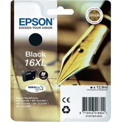 Epson Inktcartridge 16XL (C13T16314012) Zwart Hoge capaciteit