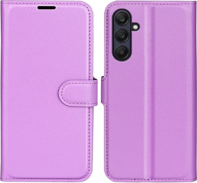 Coverup Hoesje - Geschikt voor Samsung Galaxy A26 Hoesje - Coverup Book Case - Paars