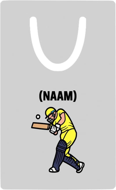 Hacebo® - Cricket met eigen naam metalen boekenlegger - Cricket - Cricketer - Sport Bladwijzer boekenleggers - 7.6 cm x 5cm