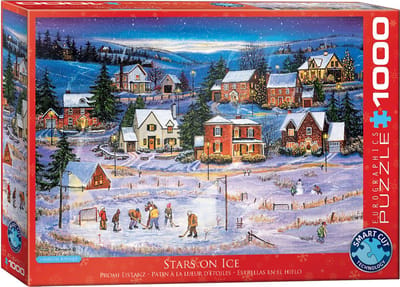 Eurographics - Sterren op het IJs (Stars on Ice) - Patricia Bourque - 1000 stukjes - Kerstmis Legpuzzel