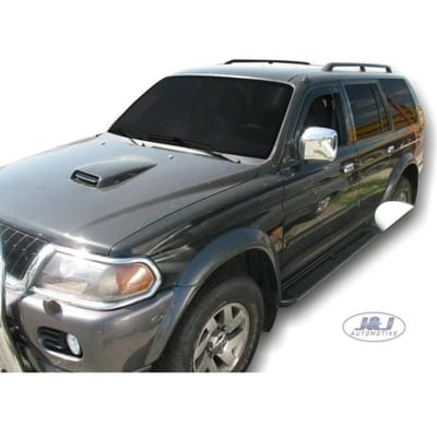 Déflecteurs d'air - J&J AUTOMOTIVE - Mitsubishi Pajero Sport - Fumé - Installation facile - Acrylique renforcé