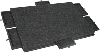 NordHaus Puzzelbord van Vilt - Draagbare Puzzelmat - Opvouwbare Puzzeltafel - 6 Opbergladen - Zwart 77 x 53,6 cm