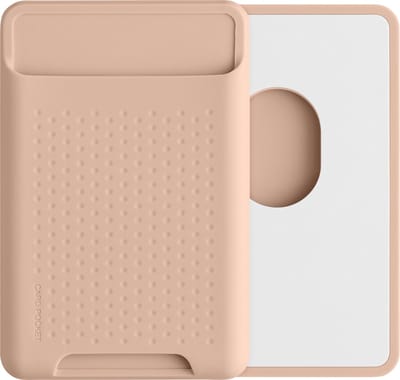 kwmobile kaarthouder geschikt voor Apple iPhone 17 / 16 / 15 / 14 / 13 / 12 Series - Magnetische pasjeshouder compatibel met MagSafe - Creditcardhouder in oudroze