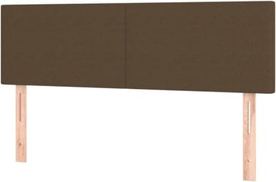 Hoofdborden Set - Bedonderdelen Hoofdeinde - Rugondersteuning Bed - Verstelbare Hoogte - 2 st 72x5x78/88 cm - Donkerbruin