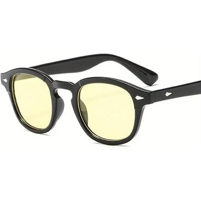 Lunettes de Soleil Rondes Homme Femme Luxe Designer Rétro Lunettes de Soleil Homme Femme Couleur Bonbon Rivet Rétro Gafas De Sol Hombre Other