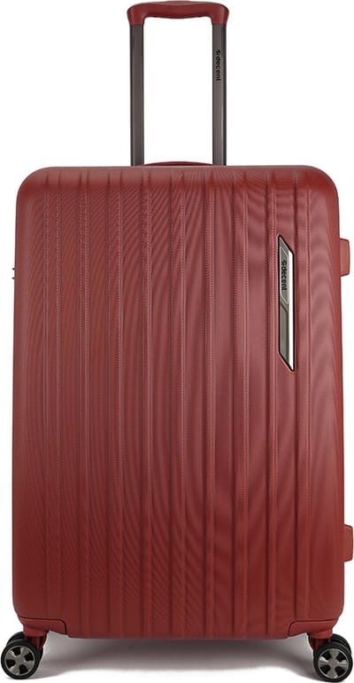 Decent PARADISO Grote koffer 76x45x30 – Grote maat trolley - Lichtgewicht koffer - Reiskoffer - Veilig TSA Cijferslot – Rood