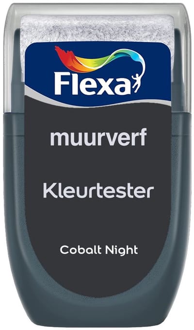Flexa - Kleurtester Muurverf - Cobalt Night - 30 ML - Mengverf - 0.03L
