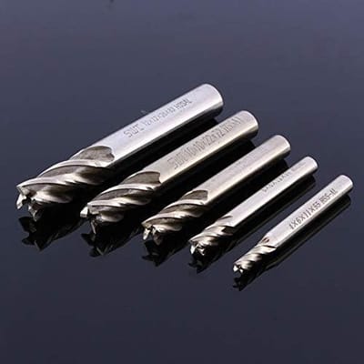 Schachtfrees voor CNC-bewerking, cilinderschacht, 4/6/8/10/12 mm, freescutter, graveerwerk, HSS, CNC-freesboor