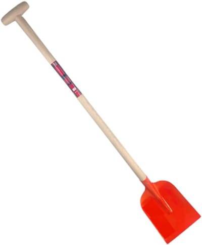 Betonschop Rood - Schoppen Schep - Bouw Werkzaamheden - Gehard Stalen Blad - 136 x 22 cm - Rood