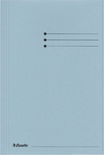 Esselte Manilla 3-klepsmap - folio - 50 stuks - Blauw