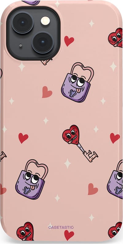 Casetastic Hoesje Geschikt voor Apple iPhone 14 Plus Magsafe - Stijlvolle Beschermende Duo-layer Case - Jij bent mijn match