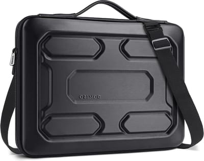 Waterdichte laptoptas 173 inch - schoudertas met schokbestendige beschermhoes - zwart