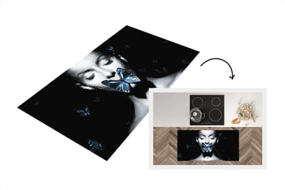 Keukenloper - Loper keuken - Vrouw - Luxe - Vlinder - 120x60 cm - Keukenloper vinyl