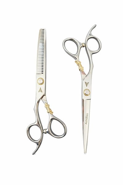 Achilles® Linkshandig Hondenschaar 6 Inch - Lion SS304 Steel - Effileerschaar Hond