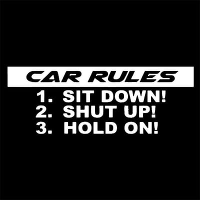 New Age Devi - Auto-sticker Car-rules JDM japanese-domestic-market 12x6cm wit