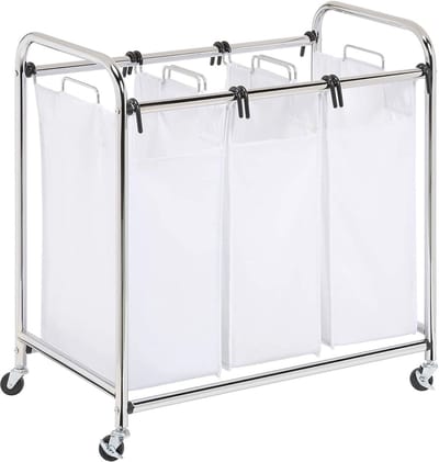 Drievoudige wassorteerder met zware constructie en roestbestendig frame