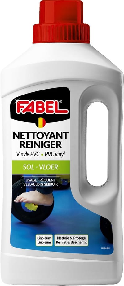 Fabel - Vinyl- PVC reiniger - Reinigt en beschermt pvc en vinyl vloeren - 1 L