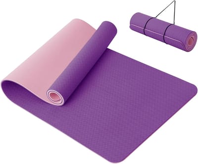 Antislip gymnastiekmat met draagriem - 183 x 61 x 06 cm Yoga mat