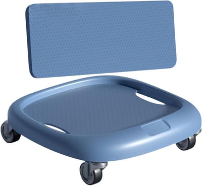 Ab Roller Buiktrainer - Buikspierwiel Fitnesswiel - Core Training - 360 Graden Draaibaar - 28 x 8.5 cm - Blauw