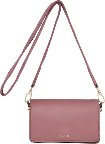 DAY ET Leren Schoudertas Avondtas City Bags Mini Crossbody Bag Riad Rose Roze