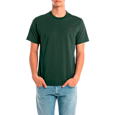 Replay M3015 .000.2660 T-shirt Met Korte Mouwen Groen L Man